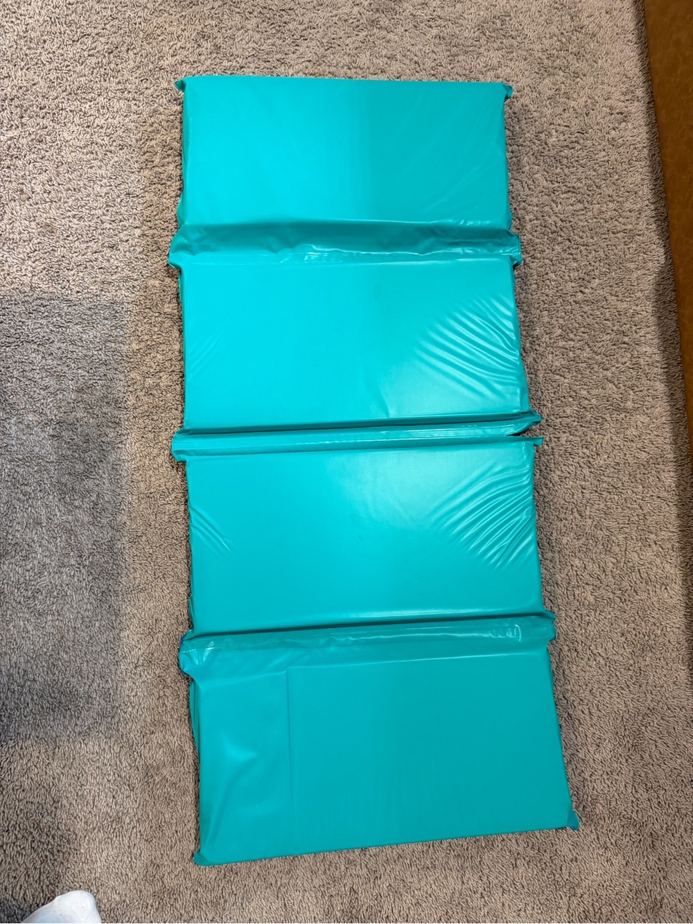 Foldable Teal Floor Mat